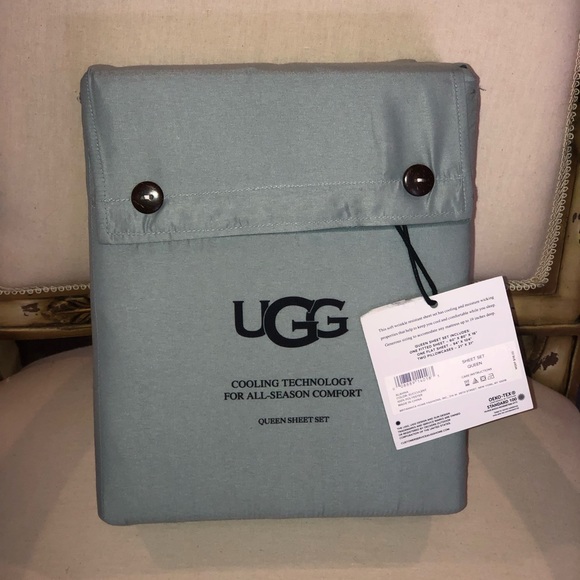 UGG Bedding Nwt Ugg Cooling Technology Alahna Succulent Queen Sheet
